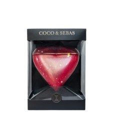 Heart red milk chocolate